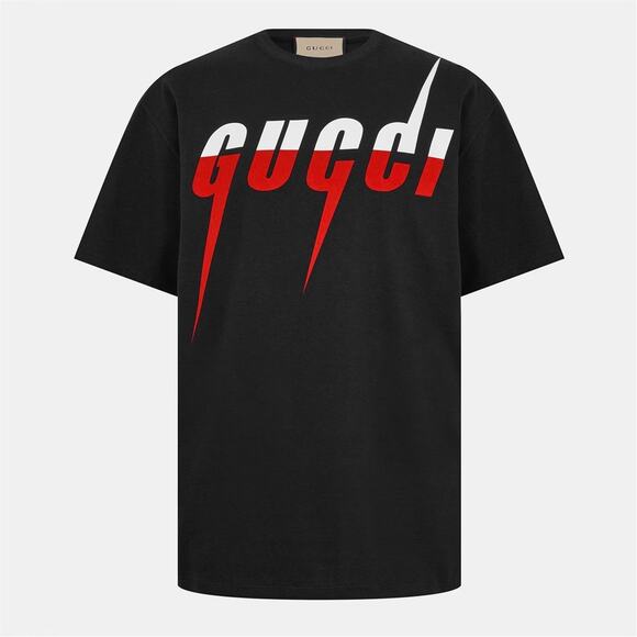 Gucci Blade Logo-Print Cotton-Jersey T-Shirt - L - Picture 1 of 6